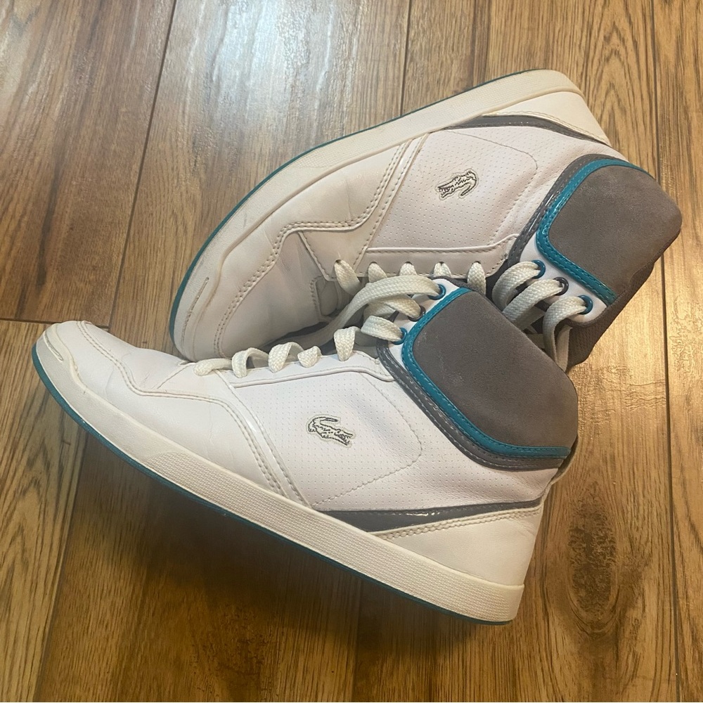 Vintage Lacoste High-Top Sneakers (7-22SPW23412A) Size 7.5 (US)